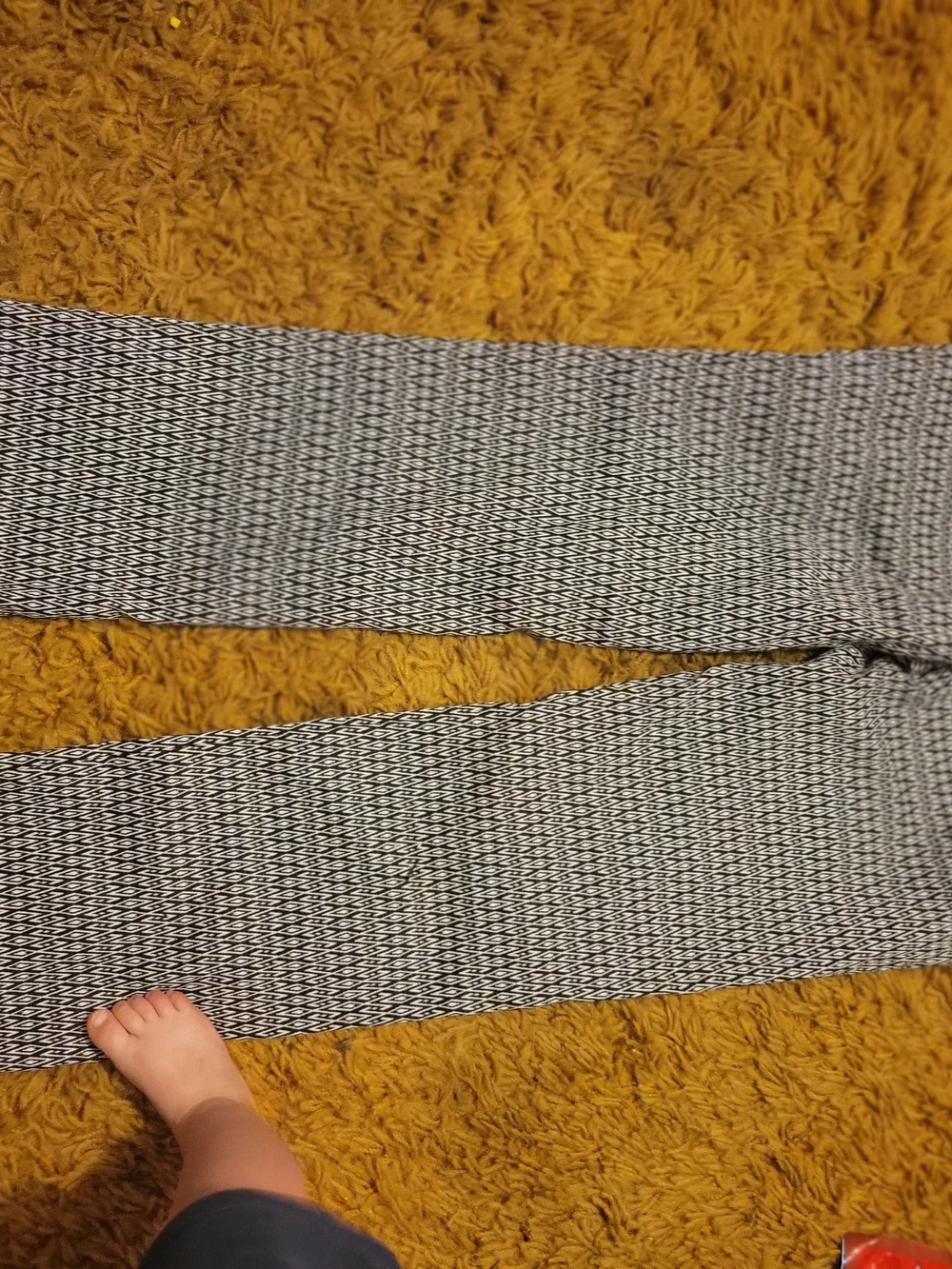 Soho Apparel Black and White Geometric Knit Pants